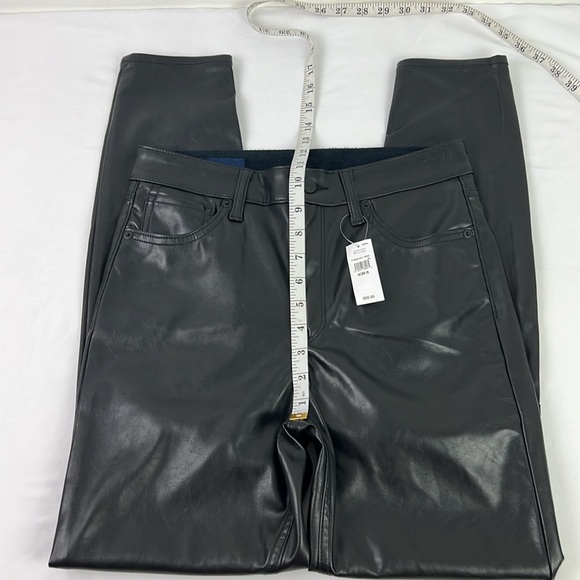 Gap Denim New Women’s 6/28R High Rise Universal Legging Faux Leather Skinny Leg - Picture 9 of 10